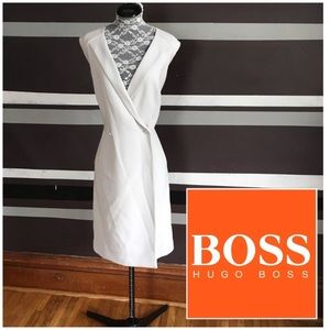Hugo Boss grey tuxedo dress